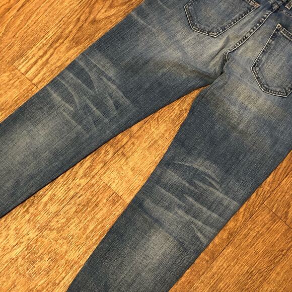 Current / Elliott Hatch Maternity Boyfriend Destroy Distressed Jeans Size 25 - Picture 9 of 15